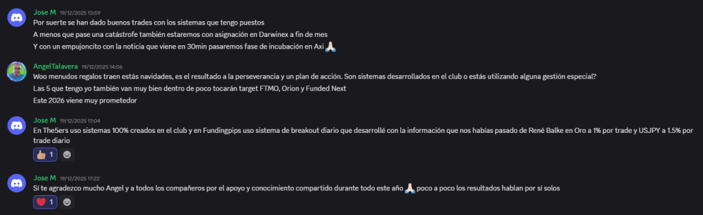 Resultados del año de Jose